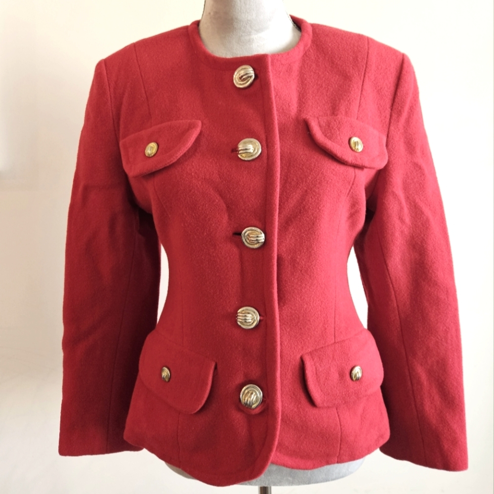 CARLO COMBERTI Red Blazer
